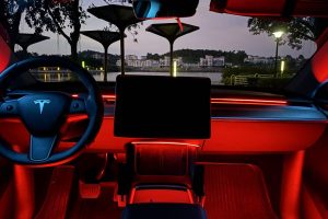 Tesla ambient light